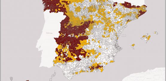 Listado de municipios de actuación prioritaria de protección frente al radón